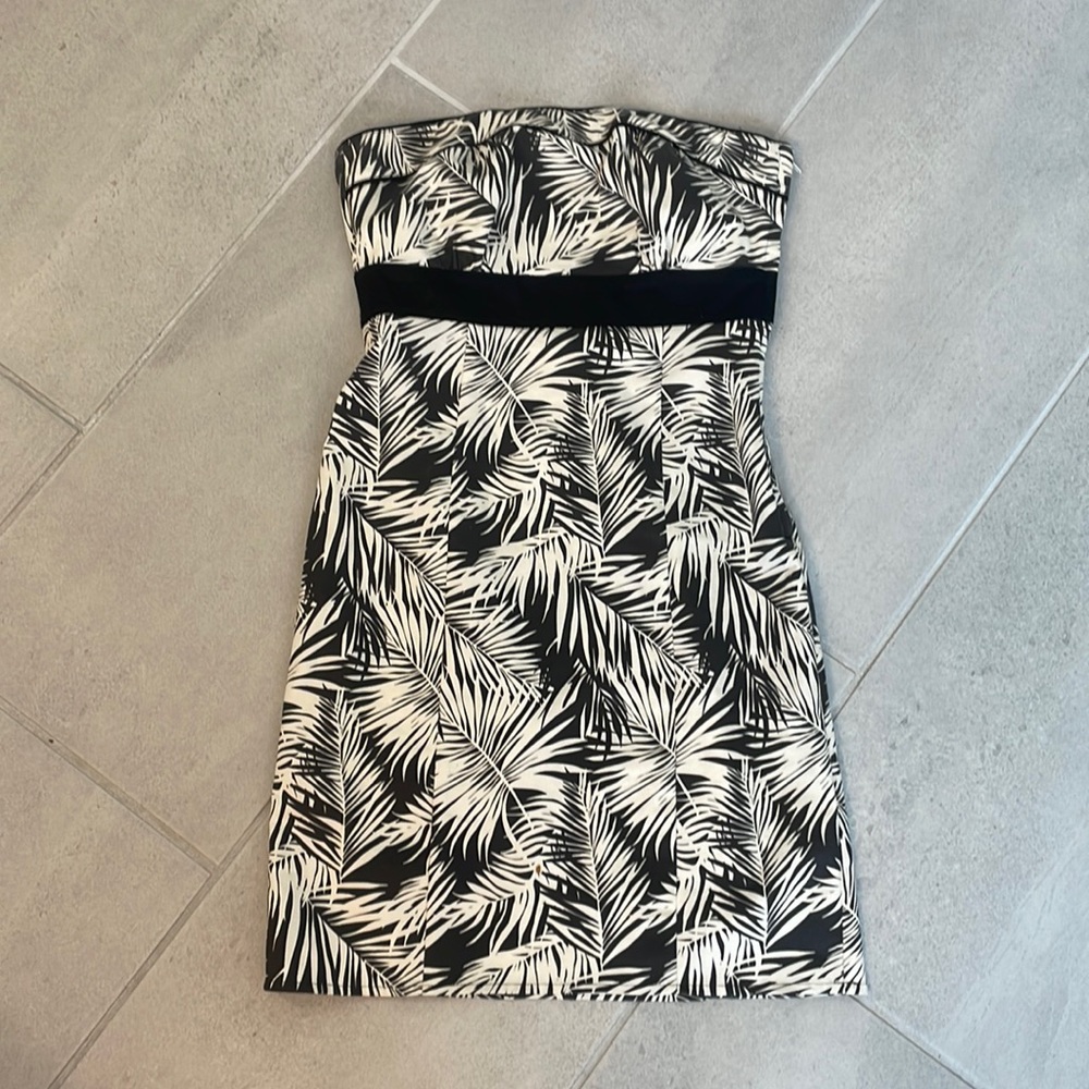 H and M strapless dress